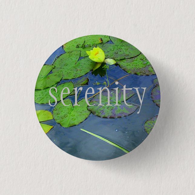 serenity 1 inch round button (Front)