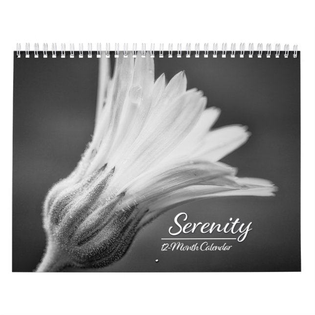 Serenity: Black and White Photos Calendar (Cover)
