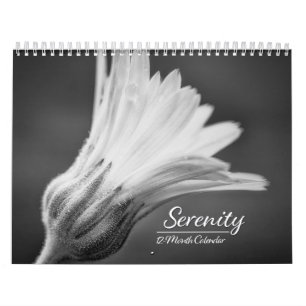 Serenity: Black and White Photos Calendar
