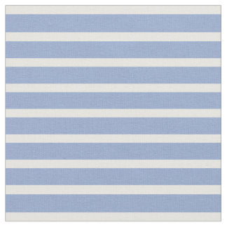 Serenity Blue & White Fine Striped Fabric