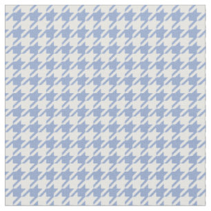 Serenity Blue & White Houndstooth Fabric