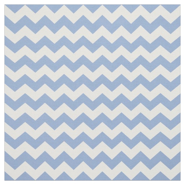 Serenity Blue Zigzag Chevrons 2016 Pattern Fabric (Swatch)