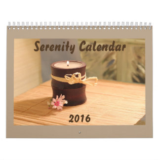 Serenity Calendar 2016