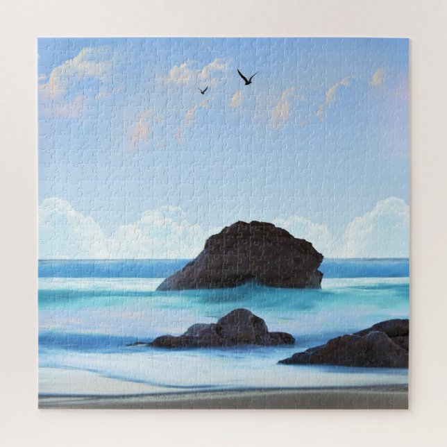 Serenity, clouds, quiet beauty jigsaw puzzle (Vertical)