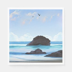 Serenity, clouds, quiet beauty napkin