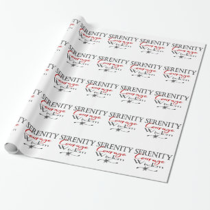Serenity Courage Wisdom Wrapping Paper