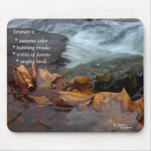 Serenity Creek Leaves Mousepad