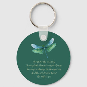 Serenity Dragonfly Keychain