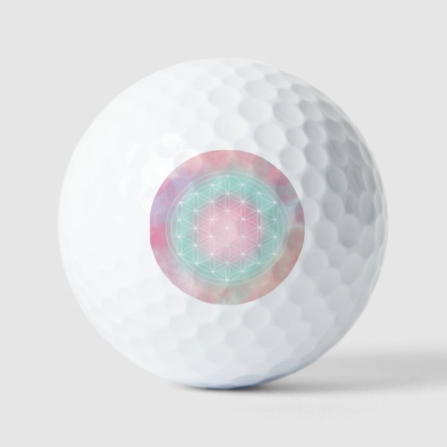 serenity flower of life golf balls (Front)