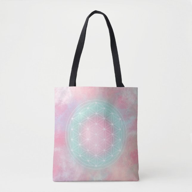 serenity flower of life tote bag (Front)