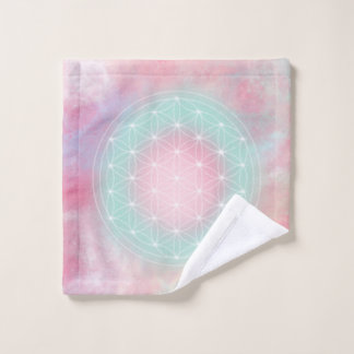 serenity flower of life wash cloth
