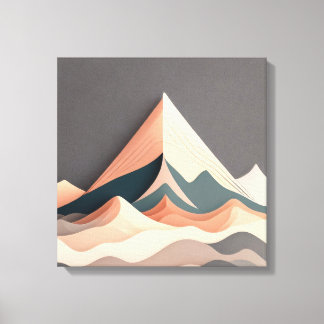 Serenity in Asymmetry Canvas Print