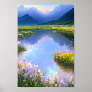 Serenity in Green Poster