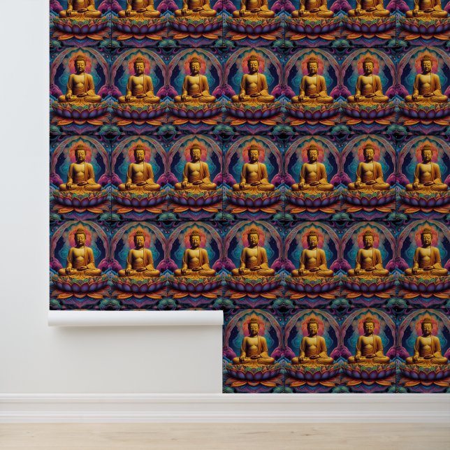 Serenity in Stillness: Classic Buddha Wallpaper (Application)