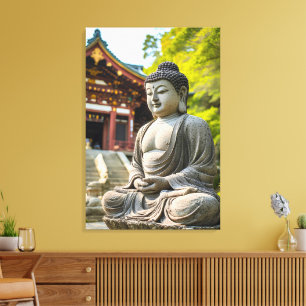 Serenity in Stone Canvas Print