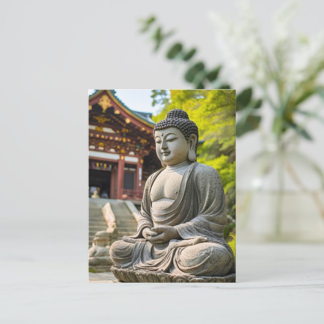 Serenity in Stone Postcard (Standing Front)