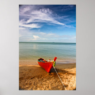 "Serenity - Little Red Boat" Photograph Print