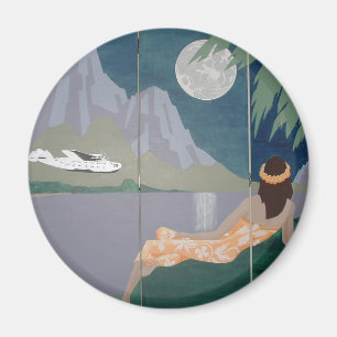 SERENITY MOON magnet (round)