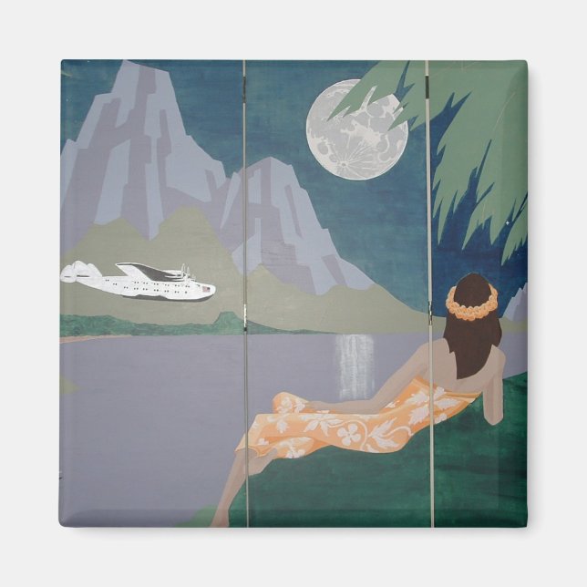SERENITY MOON magnet (square) (Front)