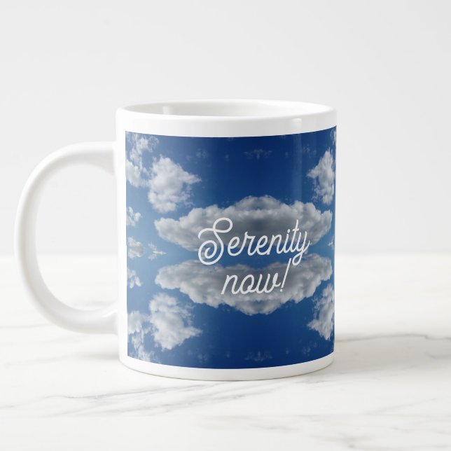 Serenity now! large coffee mug (Left)