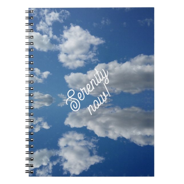 Serenity now! notebook (Front)