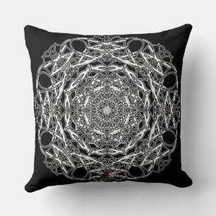 Serenity Octa Glyph Throw Pillow