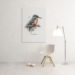 Serenity of the Kingfisher Canvas Print
