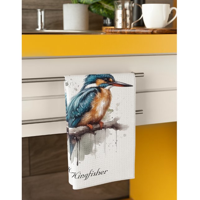 Serenity of the Kingfisher Kitchen Towel (Creator Uploaded)