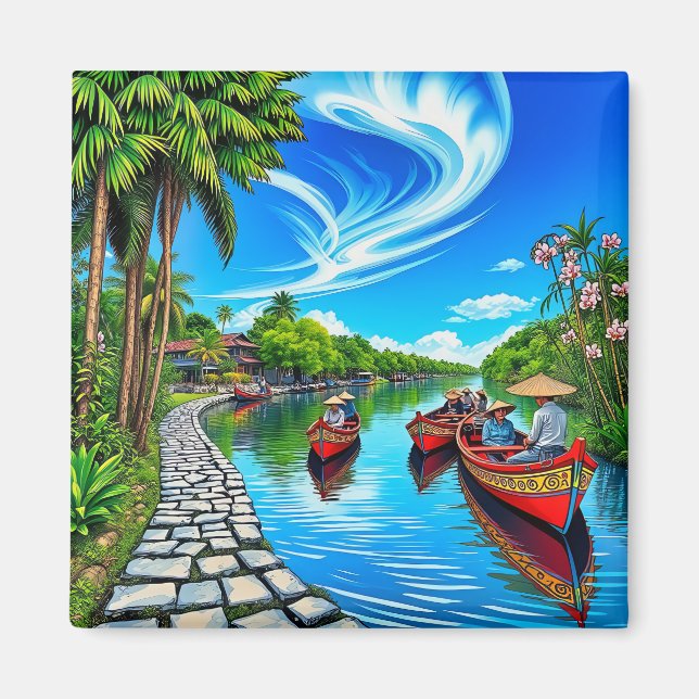 Serenity on the Water Magnet (Front)