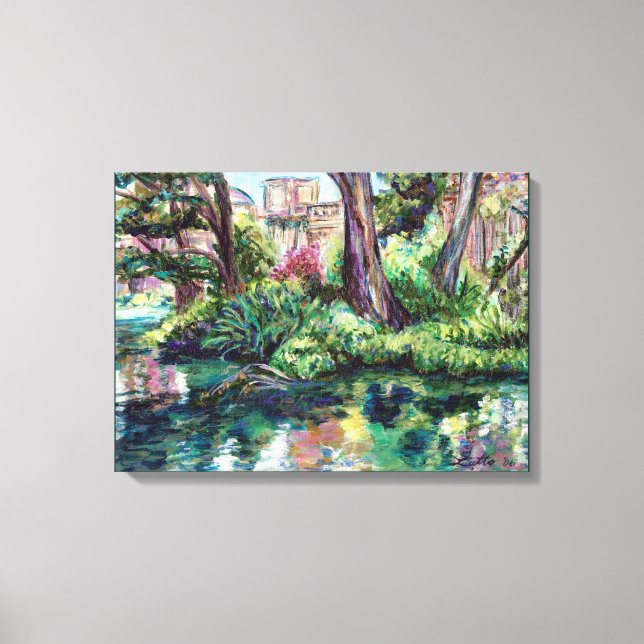 "Serenity" Palace of Fine Arts Wrapped Canvas (Front)