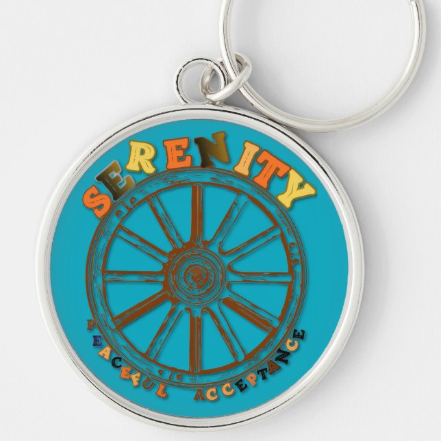 SERENITY - PEACEFUL ACCEPTANCE KEYCHAIN (Front)