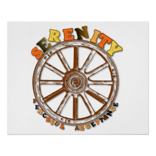 Serenity - Peaceful Acceptance Poster