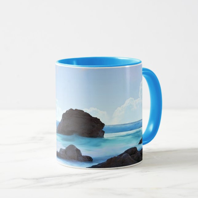 Serenity, peaceful, beautiful mug (Front Right)