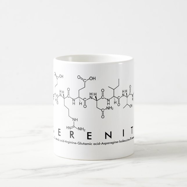 Serenity peptide name mug (Center)