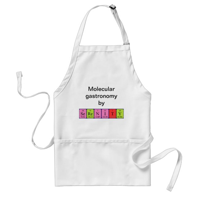Serenity periodic table name apron (Front)