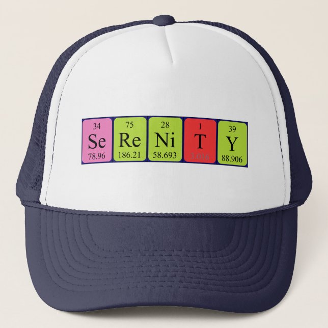 Serenity periodic table name hat (Front)