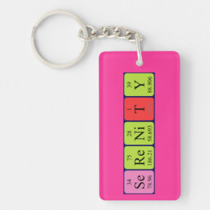 Serenity periodic table name keyring