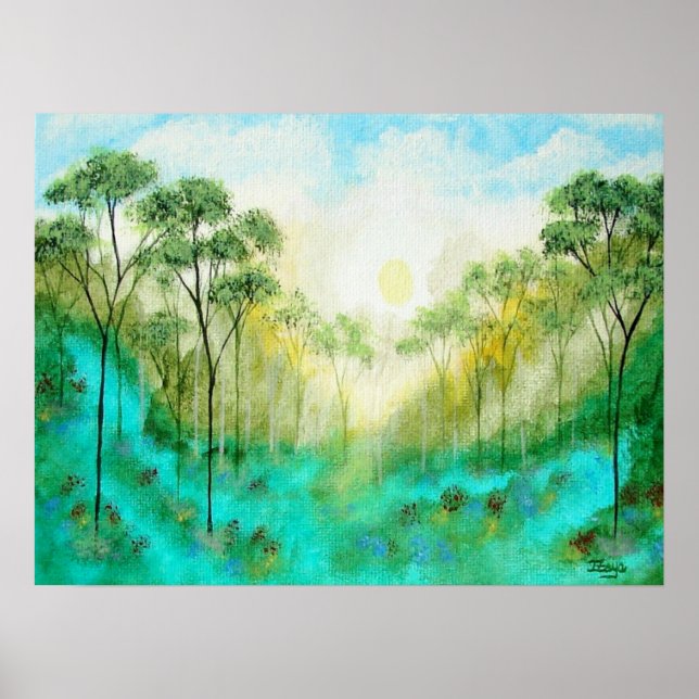Serenity Poster Print From Original Painting (Front)