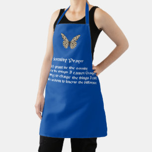 Serenity Prayer And Butterfly Inspirational Apron