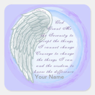 Serenity Prayer autocollants chrétiens