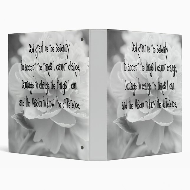Serenity Prayer Binder (Background)