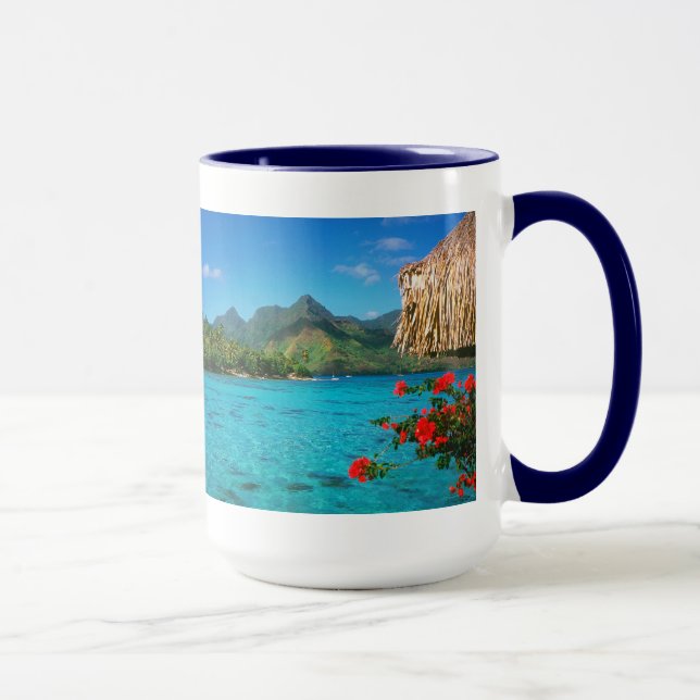 Serenity Prayer & Bora Bora Island Mug (Right)