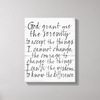 Serenity Prayer - Bounce Calligraphy Script Modern
