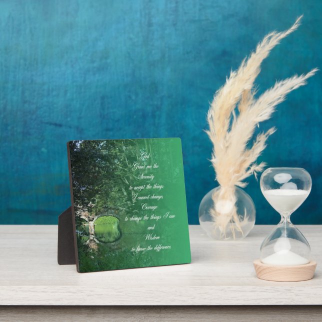 Serenity Prayer Bridge Plaque (Insitu)