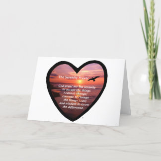 Serenity Prayer Card