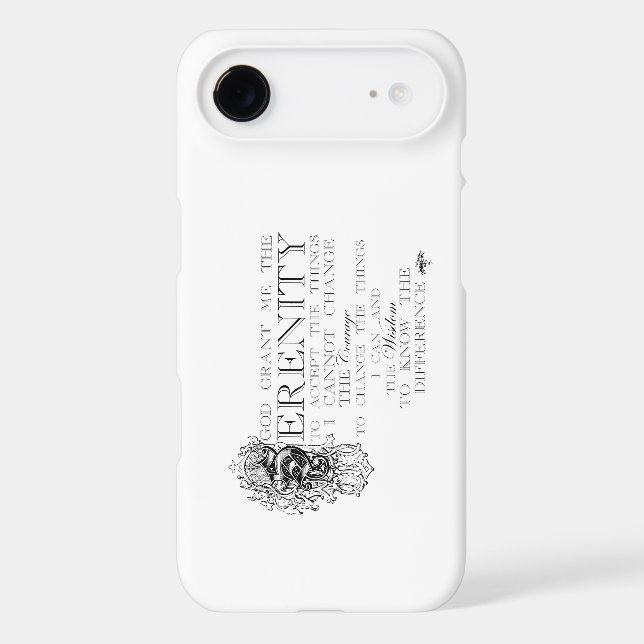 Serenity Prayer Case-Mate iPhone Case (Back)