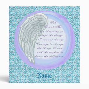 Serenity Prayer Christian binder
