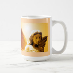 Serenity Prayer Colorful Yellow Gold Orange Angel Coffee Mug