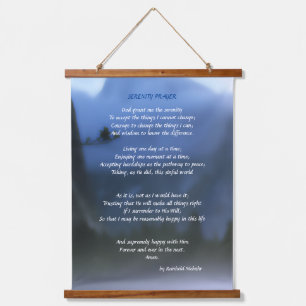 Serenity Prayer Hanging Tapestry