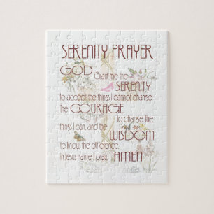 Serenity Prayer Jigsaw Puzzle